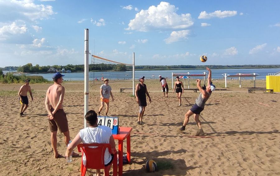 Пляжный волейбол состоялся на набережной