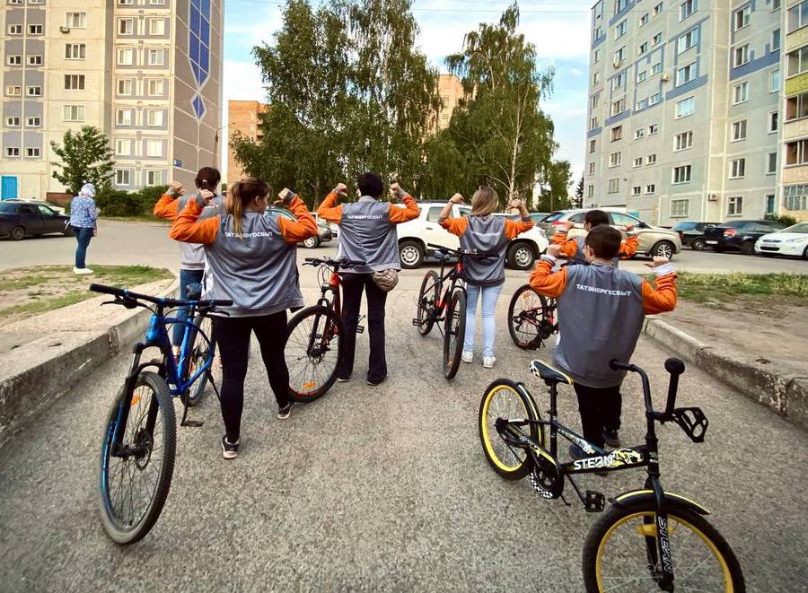 АО «Татэнергосбыт» отметили всемирный день велосипедиста
