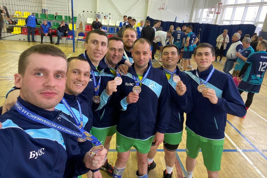 Буинские волейболисты первые  среди филиалов АО «Сетевая компания»